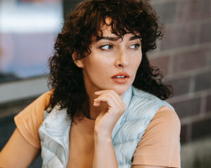 Woman thinking about getting an ultrasound